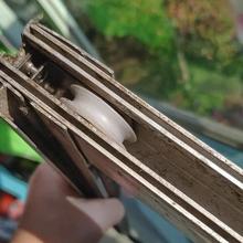 73老式铝合金门窗滑轮828附档90窗户单轮西飞门轮凤铝888轱辘轮.