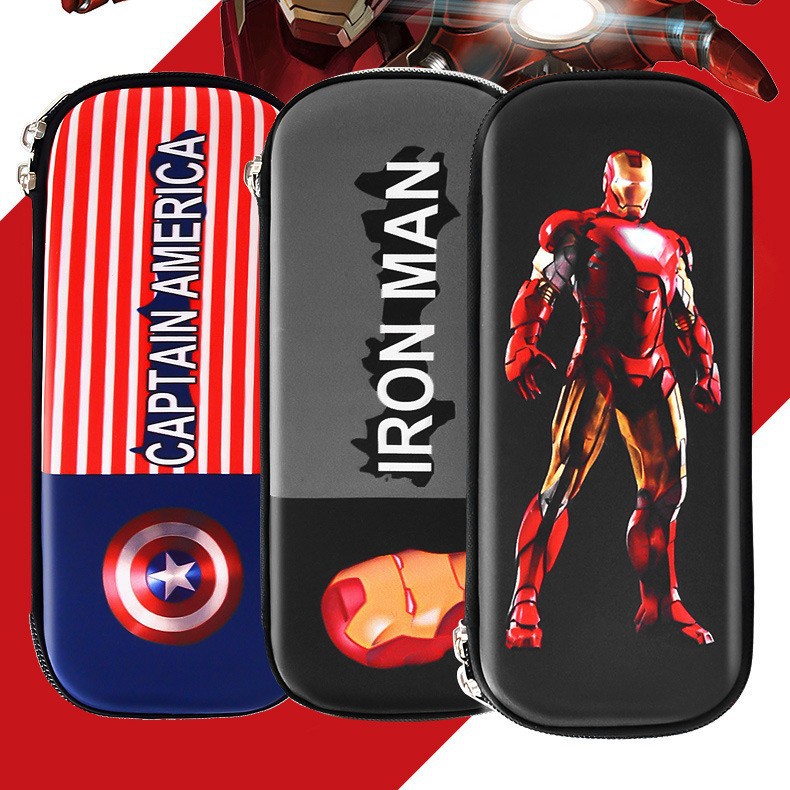 Factory wholesale EVA hard shell pencil case large capacity primary school students men and women large capacity pencil box printing LOGO