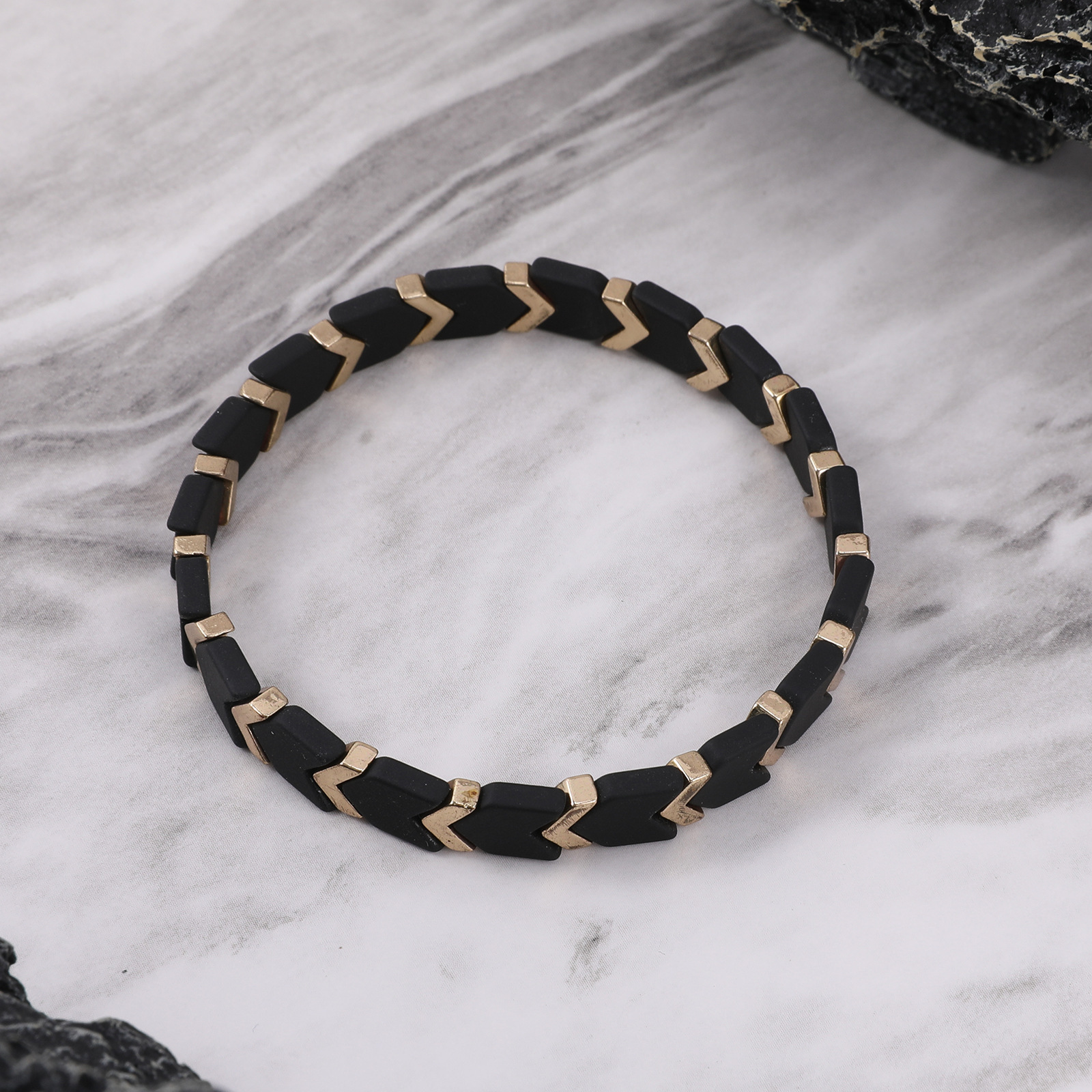 Estilo Simple Geométrico Aleación Hombres Pulsera Pulseras De Cuero Y Cordón Para Hombre display picture 5