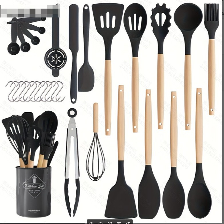 Edición luz utensilios de cocina 17 unidades traje medición espátula barril herramientas Cocina