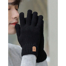 B 31560 Winter Thick Knit Gloves �����Ӻ���֯���׿羳��