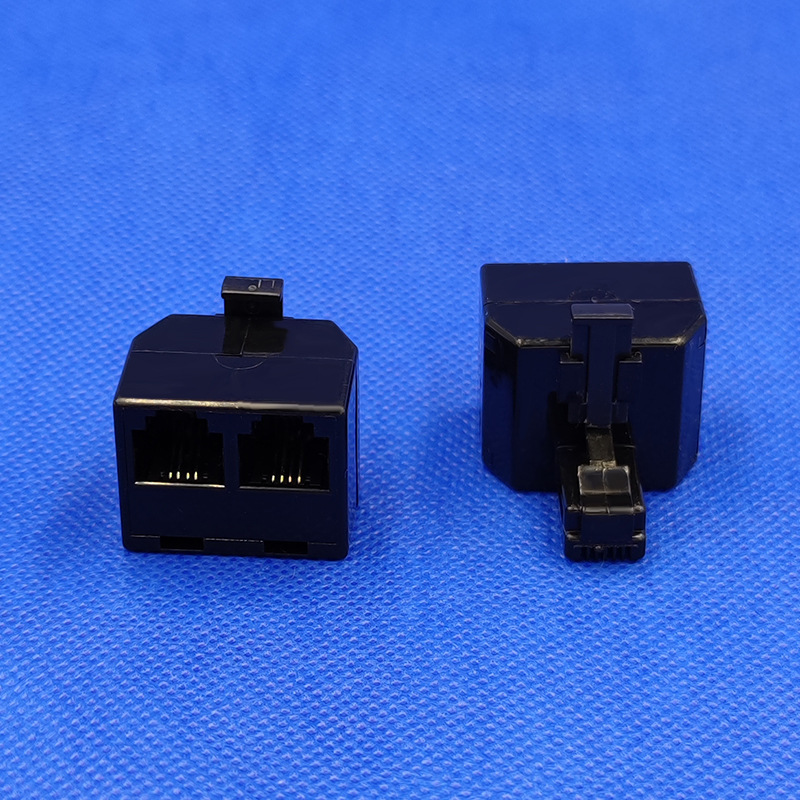 U102-��ɫ �绰һ�ֶ� 6P4Cţ�ǵ绰1��2 �绰1����2ĸ���ߺ�