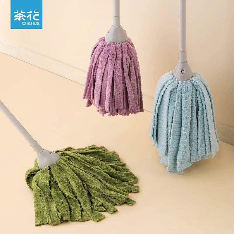Камелия новая Швабра волокна простой коралловый фланелевый железный стержень Удобная Швабра пола Абсорбирующая Швабра