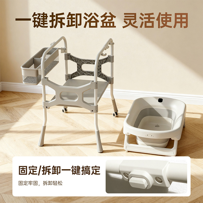 Fábrica directa transfronteriza para pañales, pañales recién nacidos, tacto de baño multifuncional, mesa de enfermería 3 - en - 1 image 5