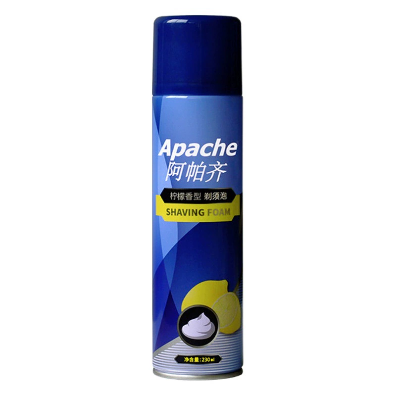 Apache/Apache Пена для бритья Lemon Scent типа 230 мл Домашний мужской крем для бритья 1 флакон