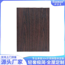 佛山厂家可定 制直销201/304不锈钢覆膜门板防锈防褪橱柜板腹膜门