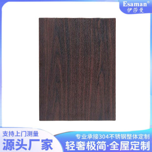 Foshan factory can customize direct sales 201/304 stainless steel coated door panel anti-rust anti-fading Cabinet panel peritoneal door