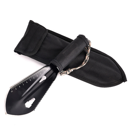 Multifunctional engineer shovel, garden shovel, mini portable small hand shovel, digging wild vegetables, digging soil from the sea, household flower planting tool