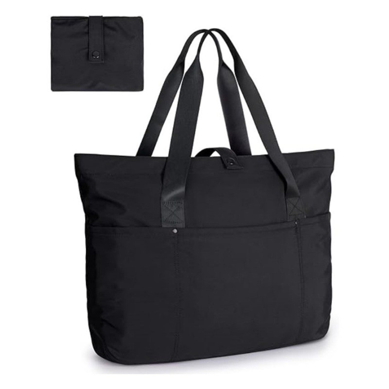 Stock Amazon nuevo bolso de mujer con cremallera plegable bolso de hombro grande bolso de mano superior