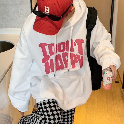 Cape sleeve padded hoodie men's fashion brand Ins autumn and winter men's loose Korean style fashionable versatile outerwear men's spring and autumn hat sweater clothing