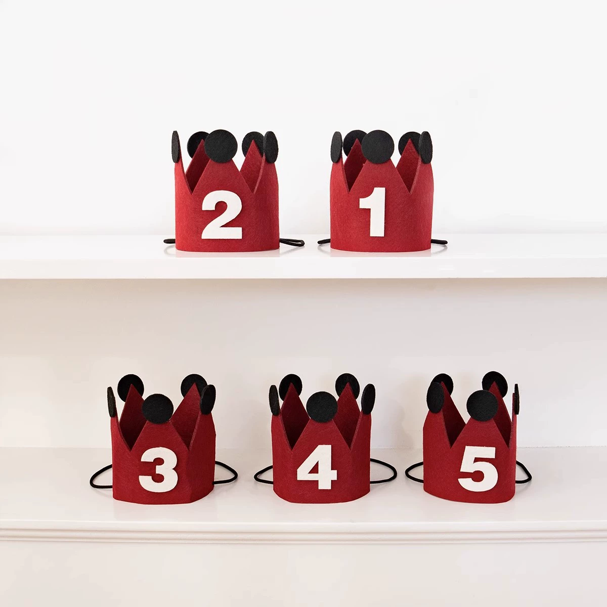 Маленькая красная книга красная цифровая шапка на день рождения Корона шляпа s буква воздушный шар день рождения ребенка день рождения фото реквизит