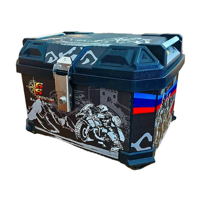 Electric Vehicle Rear Trunk, Motorcycle trunk - 65l-no-3-black