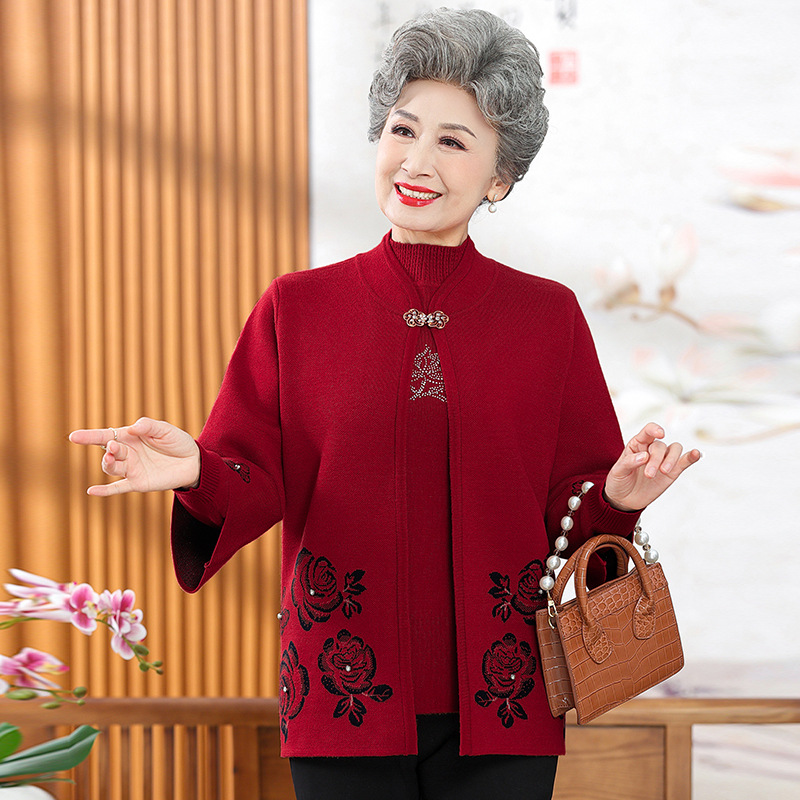 E6041 1240K ĐỒ BỘ NỮ TAIRYA ÁO LEN CẢ BỘ 2 MÓN MÙA XUÂN THU ĐÔNG TRUNG NIÊN THỜI TRANG NỮ G04 SẢN PHẨM MỚI