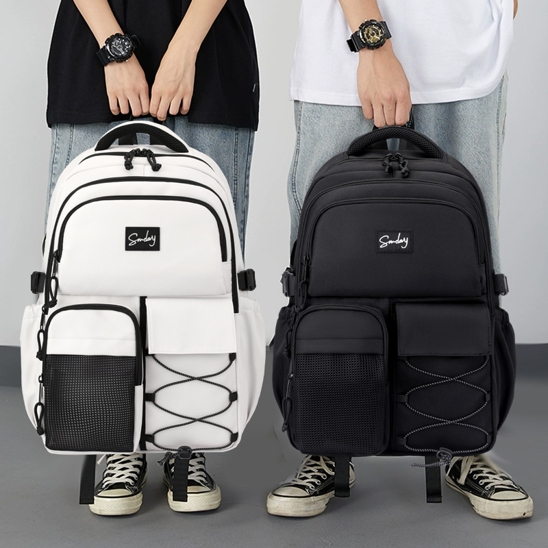 Mochila de moda para estudiantes de secundaria 6 - 9 grados mochila de hombro ligera de ocio de gran capacidad para niños de escuela primaria