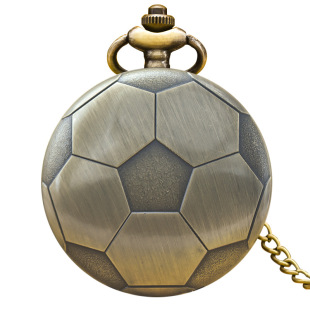 Hot sale of foreign trade Qinggu large pocket watch ball flip chain basketball golf student watch quartz pocket watch