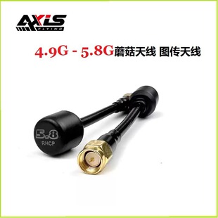 Axisflying���w 4.9G 5.8G �D��Ģ���^�쾀 130mm�L SMA��RHCP