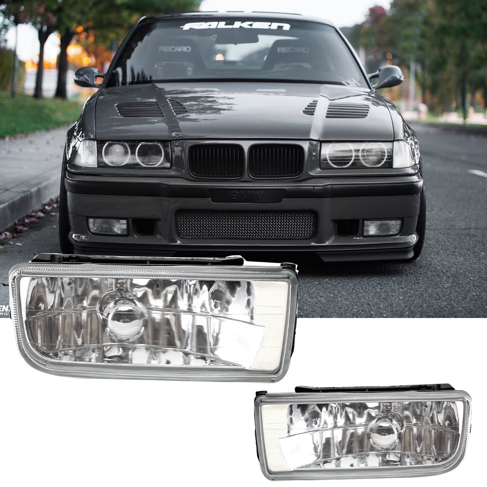 Aplicable a BMW 91 - 98 modelo E36 conjunto de luz de niebla delantera serie antigua luz diurna luz delantera