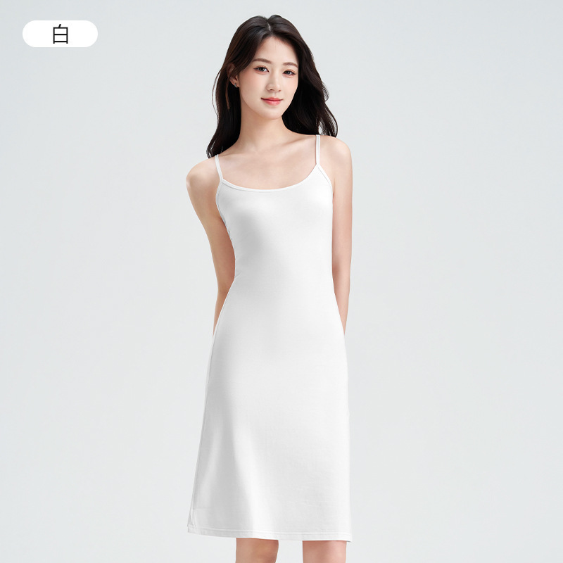 흰색-95cm(무릎 아래)