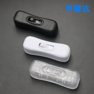 In-Stock 304 Online Switch Black White Transparent Power Switch Bedside Boat-Shaped Light Switch Button Switch