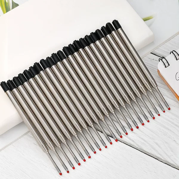 Spot 424 Metal Signature Refill Black Copper Rod Water Pen Replacement Core Baozhu Pen Neutral Refill Water-based