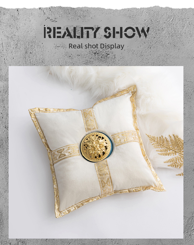 Cross-Border explosion European and American creative incense burner seat pillow aromatherapy pillow with core Middle East luxury home decoration ince_voghion.com