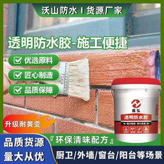 厂家生产外墙透明防水胶 卫生间免砸砖渗透剂屋顶堵漏王防水涂料