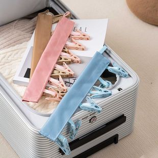 Travel Folding Clothes Hanger Portable Fabric Drying Clothes Clip Travel Drying Rack Infant Tooth Powder Tooth Powder Tooth Powder