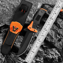 贝尔荒野随身戈博生存锋利小刀防身高硬度求生户外刀具直刀多功能