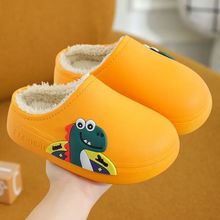 儿童棉拖鞋秋冬爆款加绒保暖毛毛鞋男女童防滑室内居家棉鞋