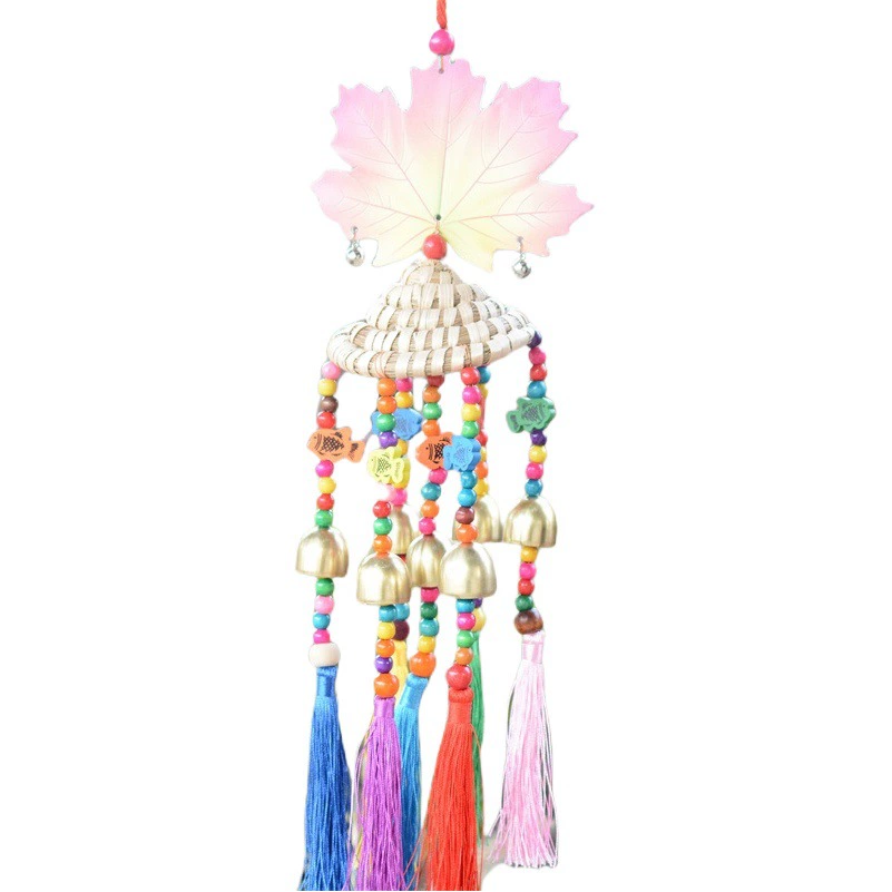 3D печать деревянная доска окрашенная поросенок ветровой колокольчик кулон украшения для детского сада ветровой колокольчик кулон соломенная шляпа кулон