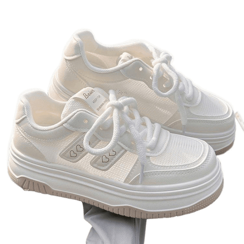 Zapatos de mujer de verano zapatos blancos nuevos zapatos de malla transpirables zapatos casuales zapatos deportivos