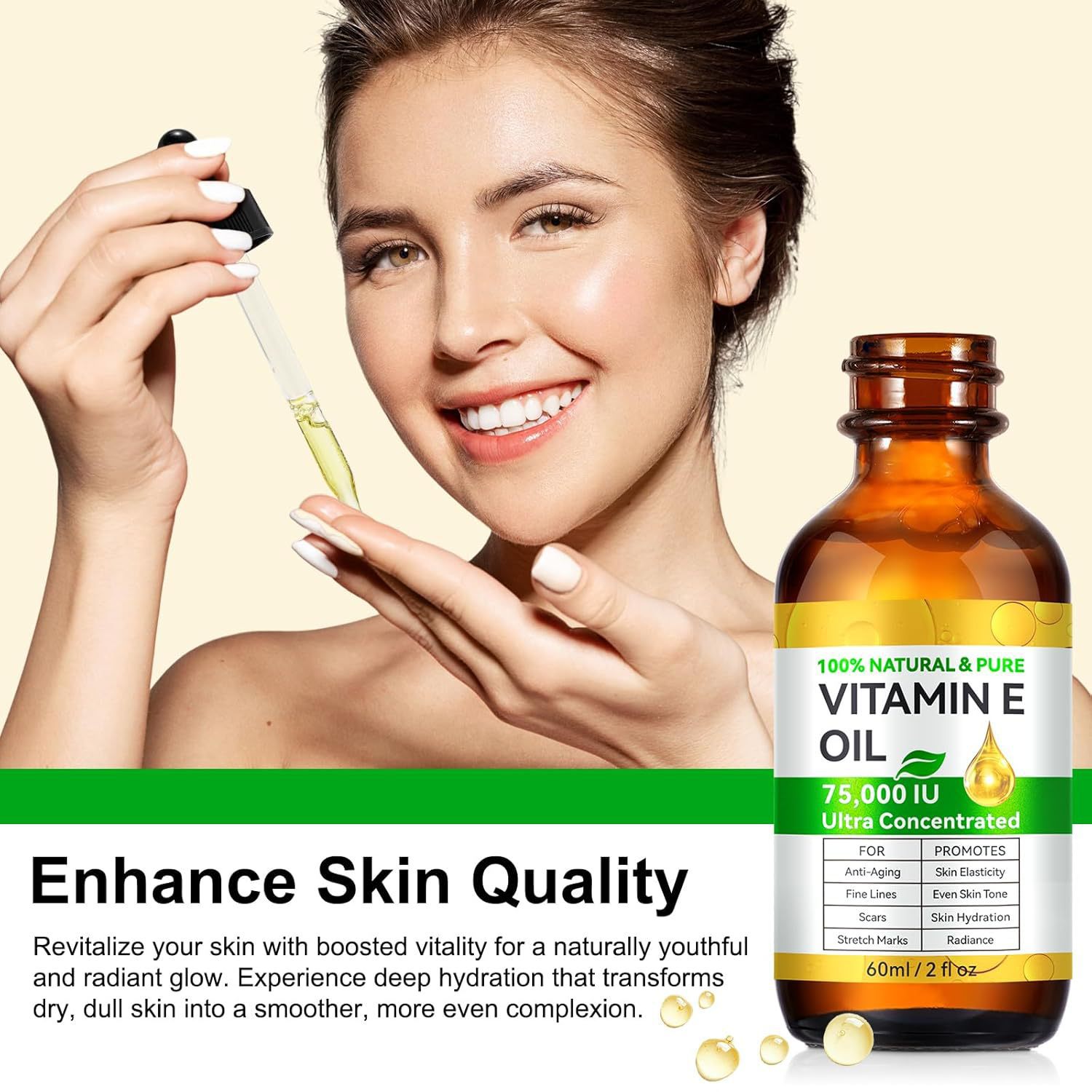 itamin E Oil Vitamina E Oil Orgánico para Cosméticos Vitamina E Oil