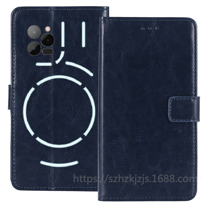For Unihertz Luna Crazy Horse print leather case Unihertz TickTock S 5G wallet phone case For Unihertz Luna Crazy Horse print leather case Unihertz TickTock S 5G wallet phone case