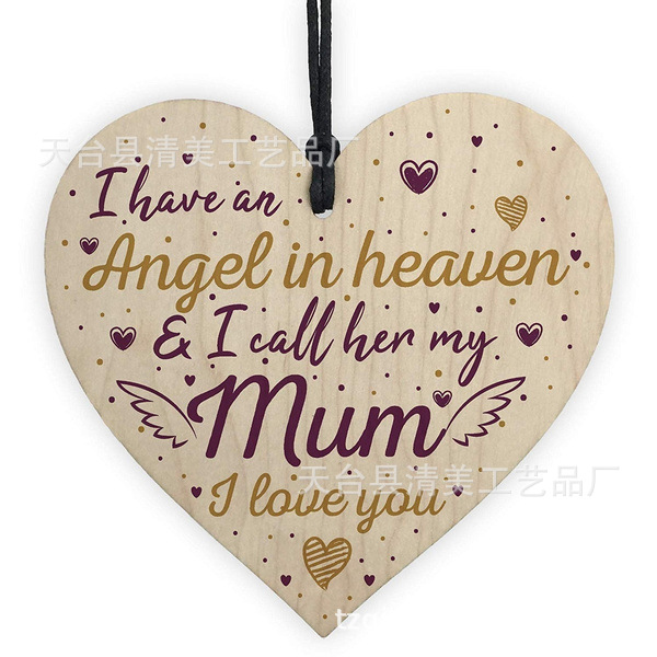 40 estilos 100mm amor madera chip colgante DIY madera colgante 1 paquete