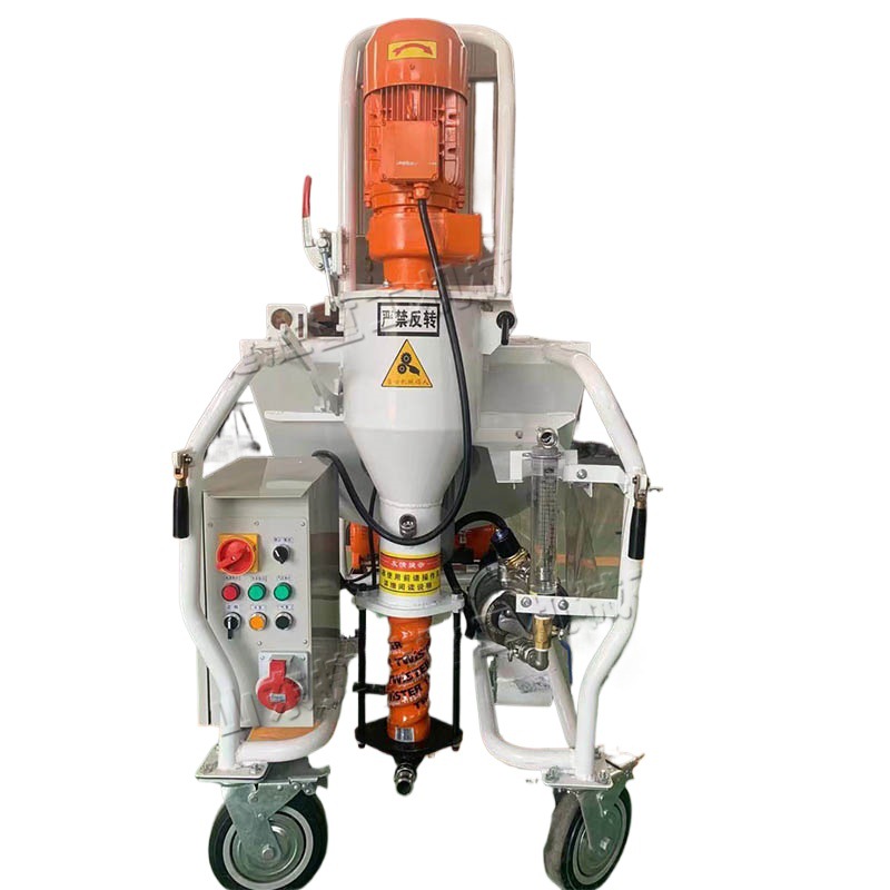 Máquina de pulverización de yeso totalmente automática, máquina de desbaste de mortero de cemento, máquina pulverizadora, máquina de cemento móvil tipo pistón image 6