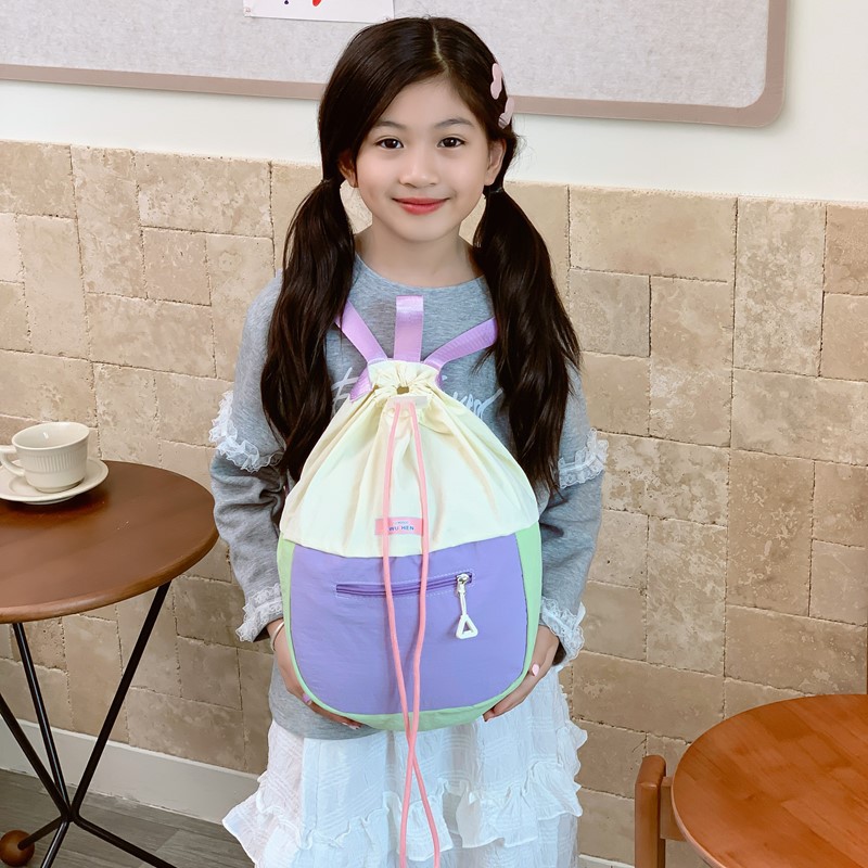 Literatura y arte pequeñas mochila frescas para niños y niñas, cuerda de dibujo, mochila de bádminton de gran capacidad para niños