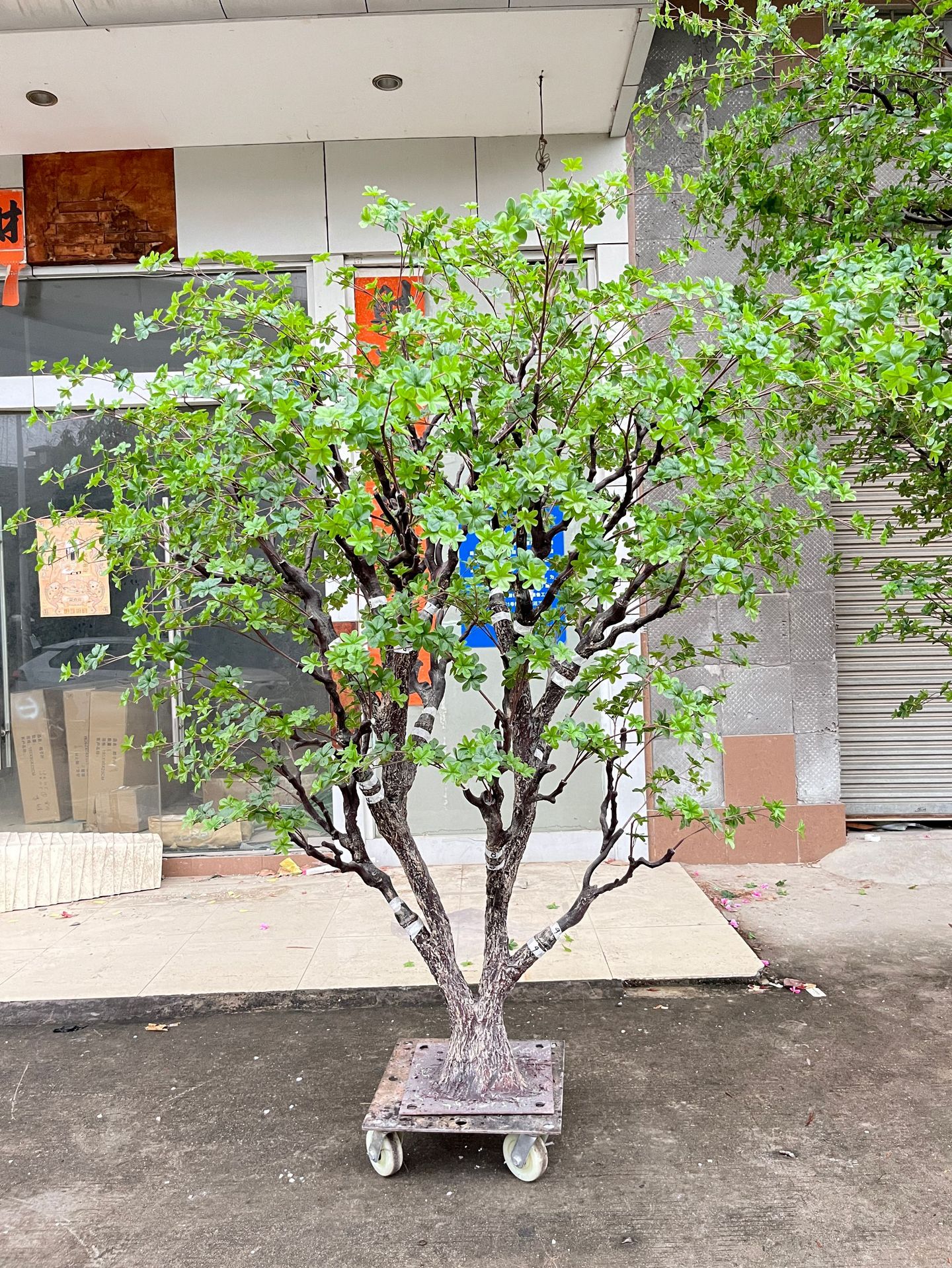 Escenografía de simulación de árbol de campana de simulación de estilo nórdico