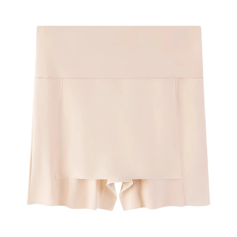 Filamento de hielo sin marcas cubiertas zona triangular pantalones de seguridad 2 - en - 1 verano delgado anti-luz partición de pantalones cortos