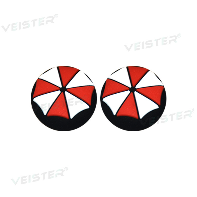 PS5/PS4 mango 3D gorras para manijas Juego de manijas funda de joystick gorras protectoras de teclas XBOX cabeza de hongo gorras de silicona