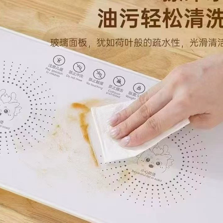 New oven double-ear rectangular baking tray for household high-value microwave oven high-temperature resistant plate dish
