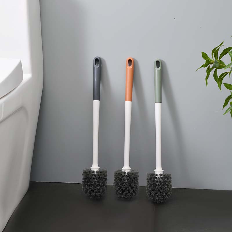 Household cleaning toilet brush no dead corner wall-mounted household toilet punch-free toilet brush long handle toilet brush