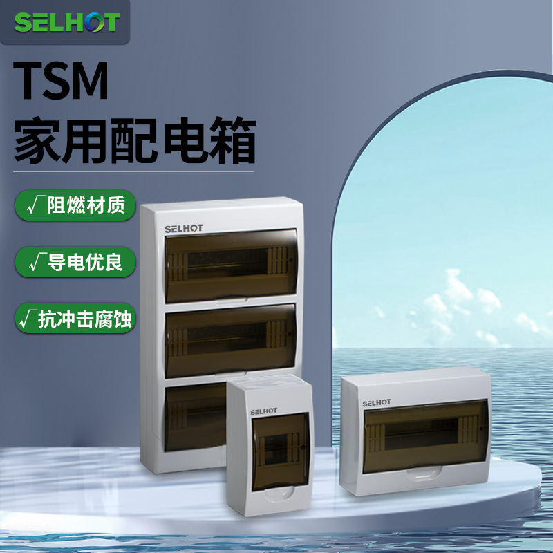TSM /TXM澳标日兰梅兰家用明装塑料配电箱新梅兰断路器回路箱IP40