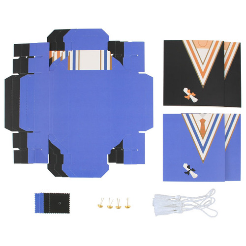 European style new wedding candy box bachelor's hat candy box doctor's dress drawer box graduation party candy box return gift box