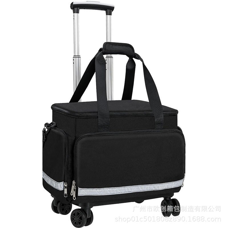 BSCI Factory First Aid Nurse Home Health Bag Portable Waterproof Travel Bag Medical Trolley Bag Tool Kit