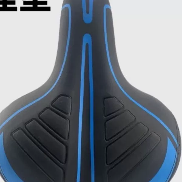Enlarged and thickened sponge car seat - blue 1 piece