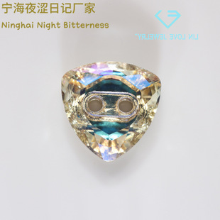 Wholesale natural color K9 high quality fashion tiger head button DIY clothing necklace earring accessories accessories materials