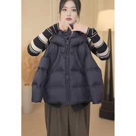 2026新款儿童棉服加厚连帽面包服男女童宽松冬款保暖棉服冬装外套