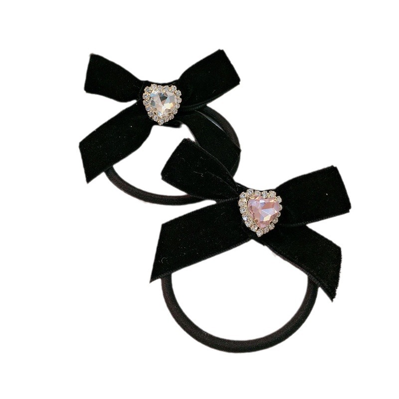 Arco francés amor anillo de cabello coreano simple tocado temperamento retro correa de cabello cuerda de cabello arco