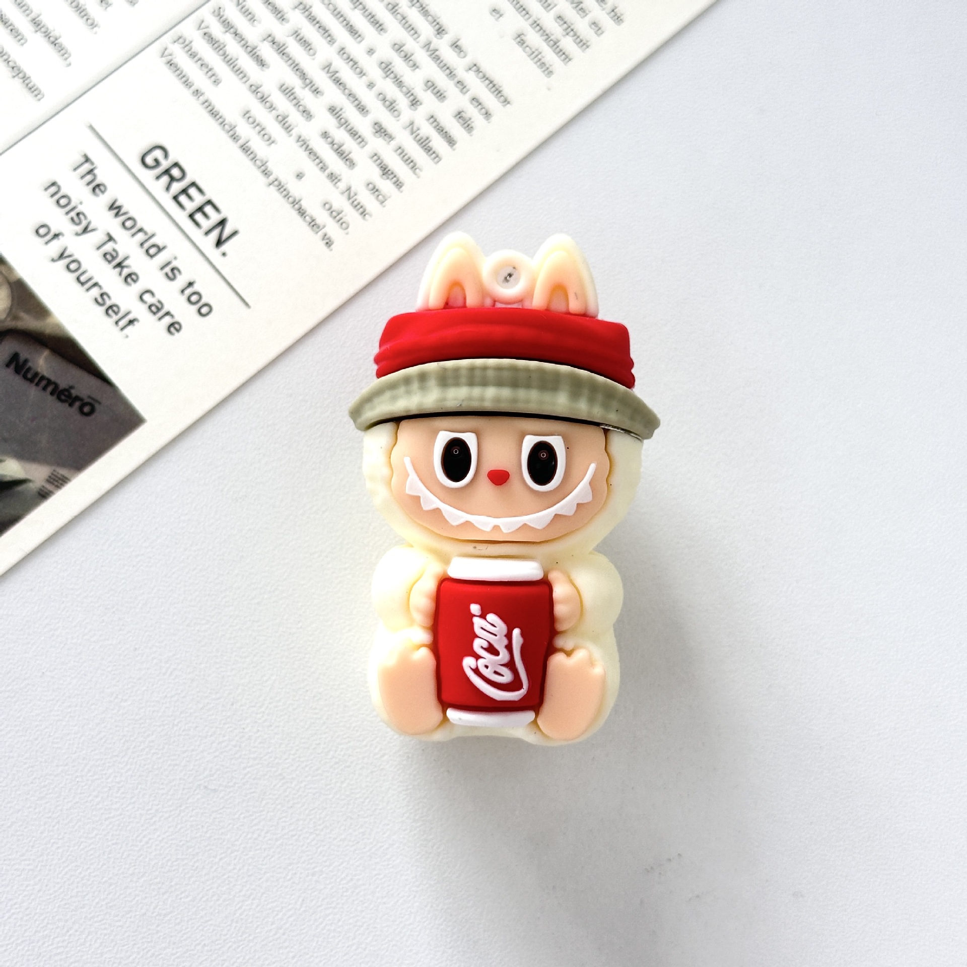 クリエイティブコーララブ冷蔵庫マグネットソフト接着剤トレンディなおもちゃ人形漫画ホールボードマグネット装飾磁気ステッカー