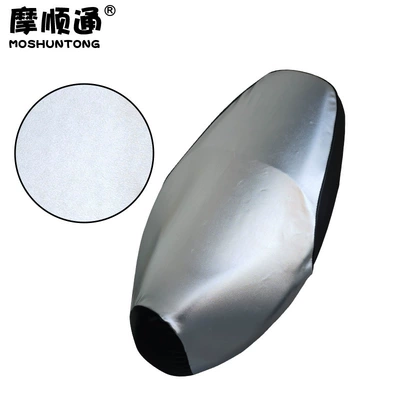 New Fuxi 125 Sun Protection – Motorcycle cushion - silver-elastic-leather-qiaoge-i125